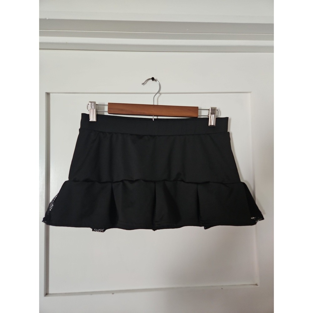 Varsity Spirit Black Cheer Skirt Skort Dance Athletic Skirt Youth Girl'sSize 34